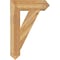 Ekena Millwork Traditional Arts & Crafts Rough Sawn Bracket, Western Red Cedar, 6"W x 24"D x 36"H BKT06X24X36TRA03RWR - alternate 2